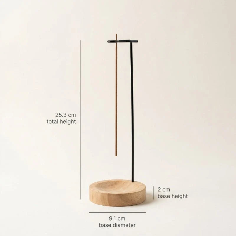 Incense Stick Holder Wooden Hanging Space-Saving Design