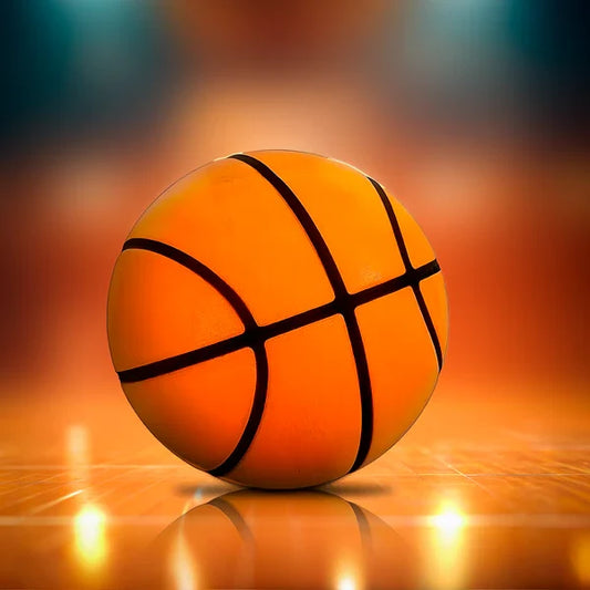 Indoor Basketball Sound-Absorbing Textured Grip