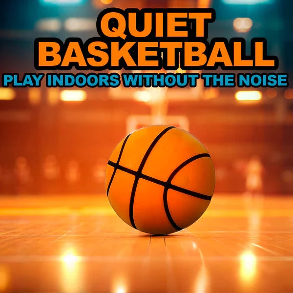 Indoor Basketball Sound-Absorbing Textured Grip