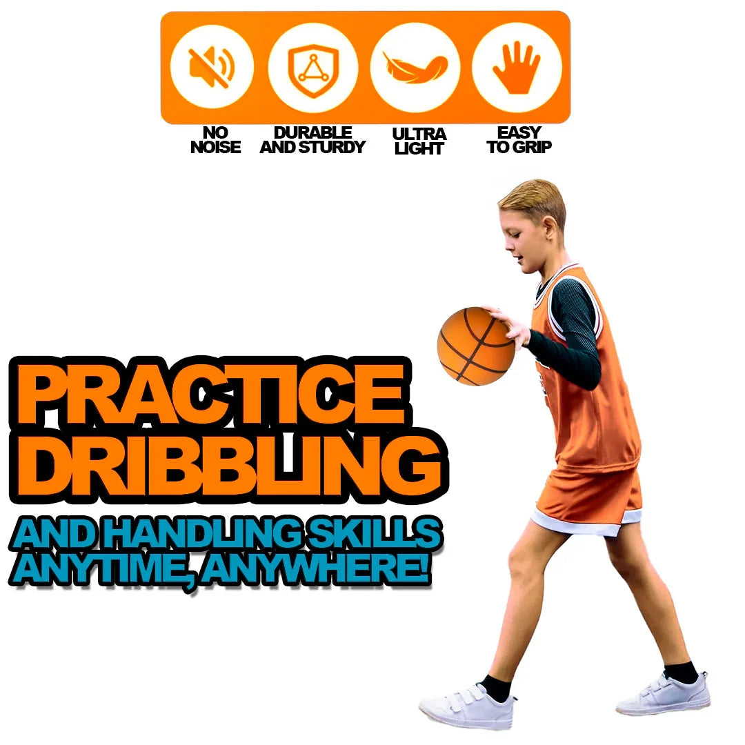Indoor Basketball Sound-Absorbing Textured Grip