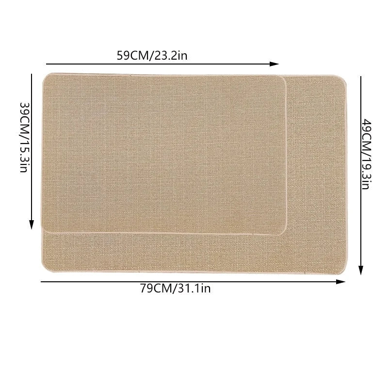 Indoor Doormat Textured Woven Low-Profile Design