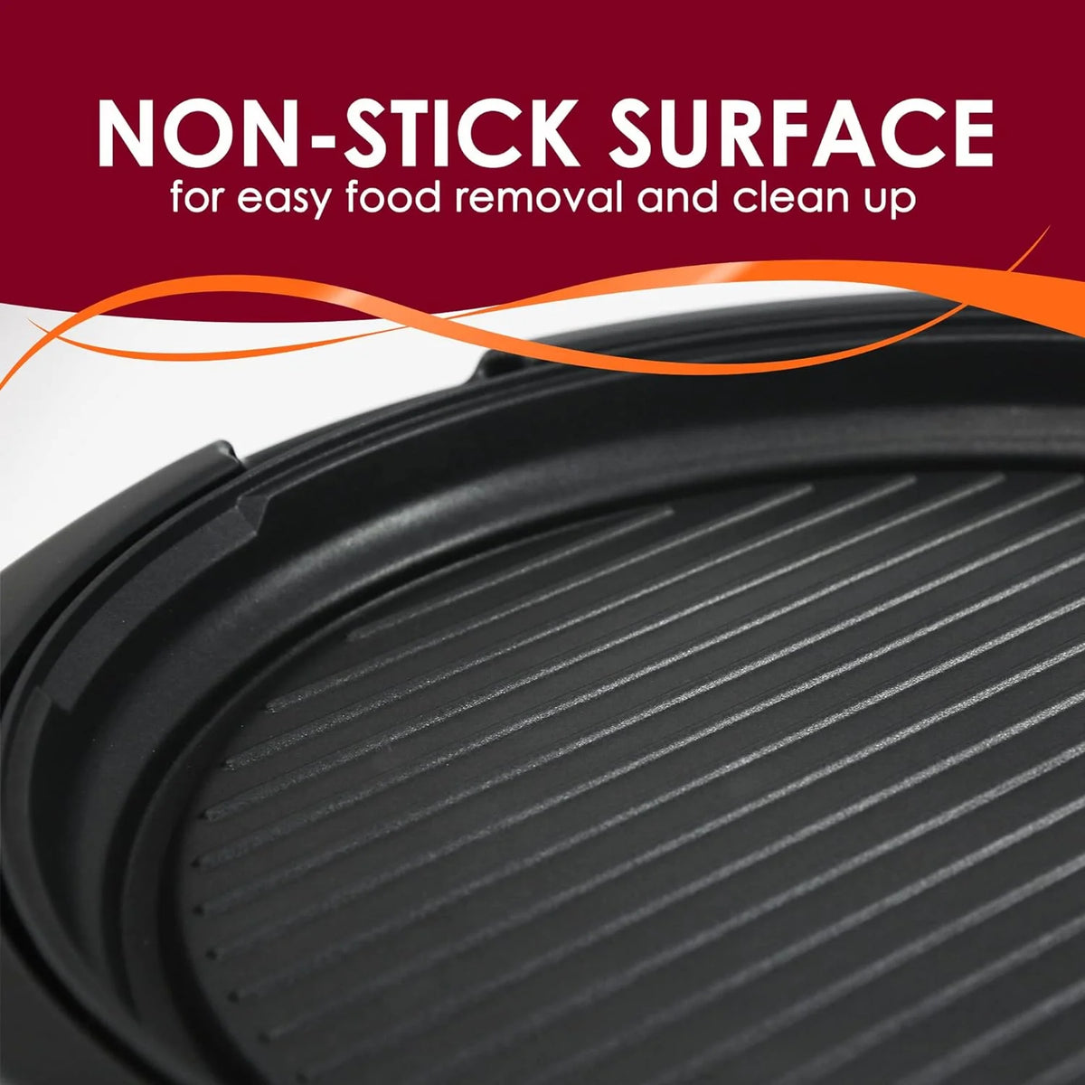 Indoor Electric Grill 14-Inch Nonstick Dishwasher-Safe Parts