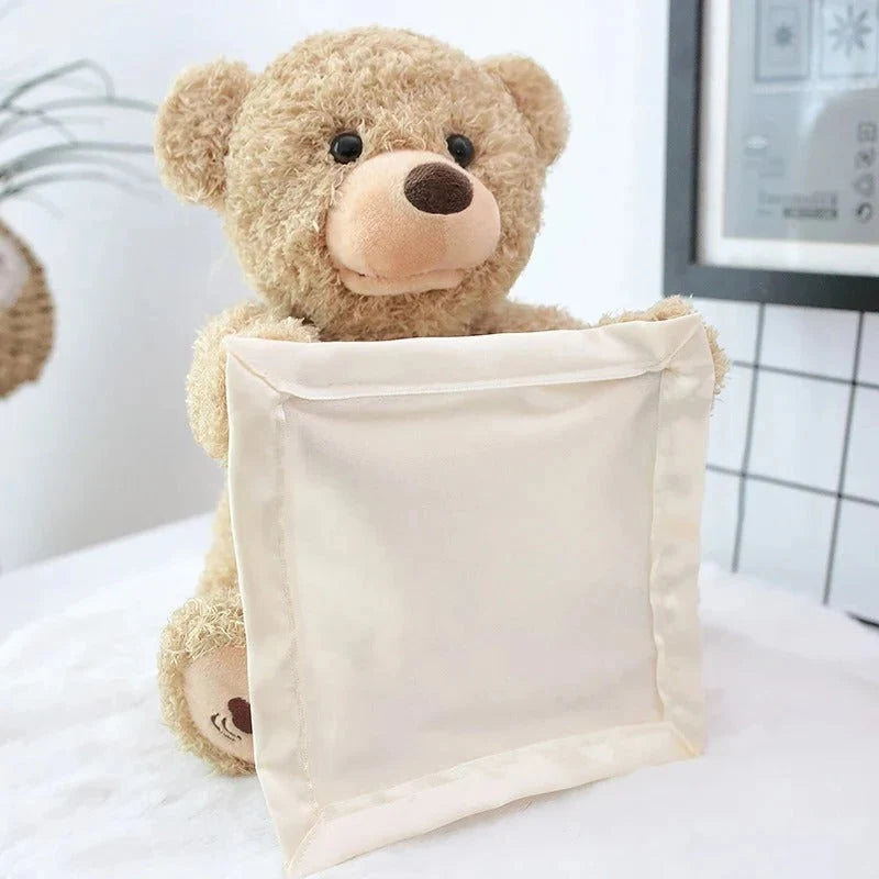Infant Plush Toy Peek-A-Boo Motion Soft Melodies USB Rechargeable