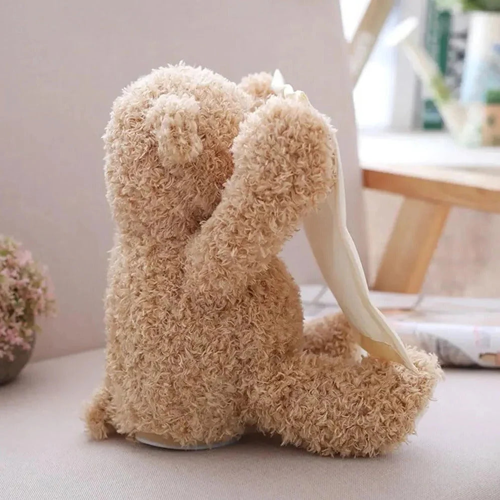 Infant Plush Toy Peek-A-Boo Motion Soft Melodies USB Rechargeable