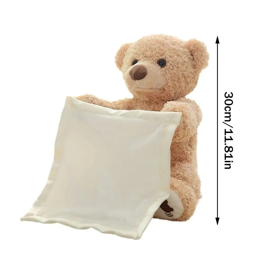 Infant Plush Toy Peek-A-Boo Motion Soft Melodies USB Rechargeable