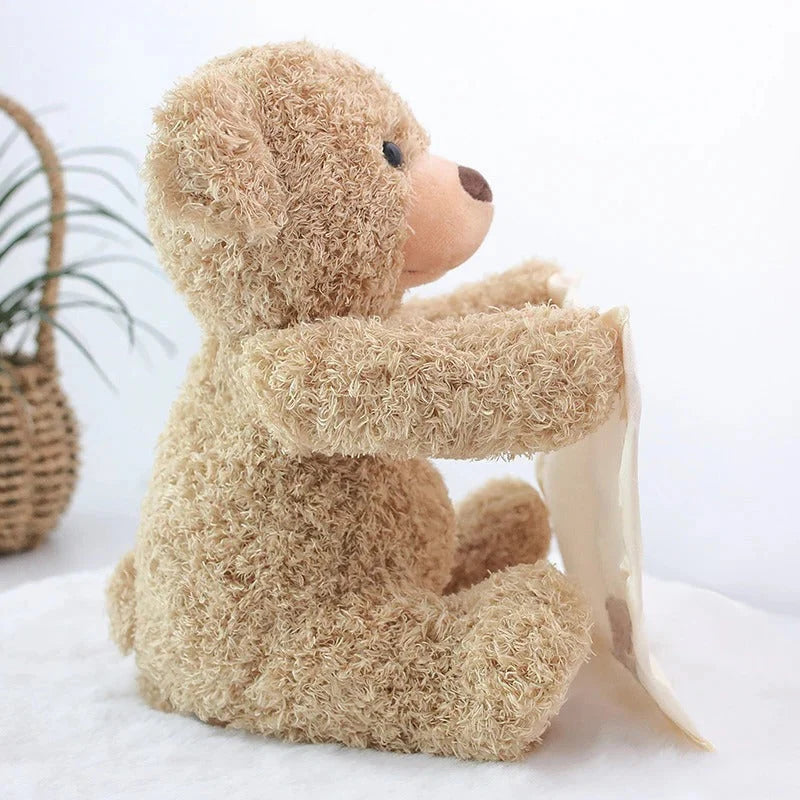Infant Plush Toy Peek-A-Boo Motion Soft Melodies USB Rechargeable