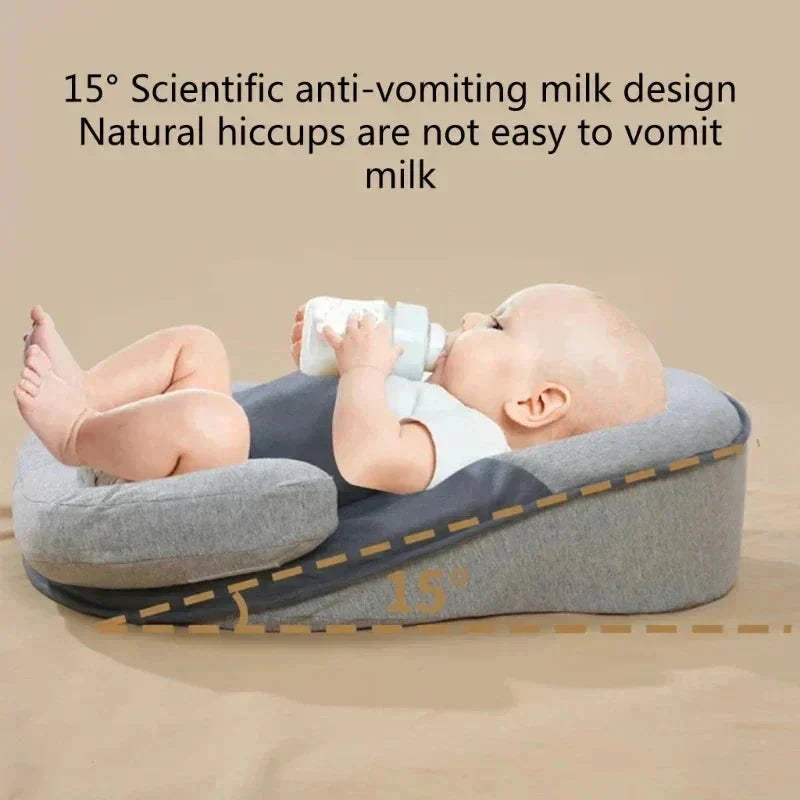 Infant Support Pillow 15° Incline Breathable Contoured Design