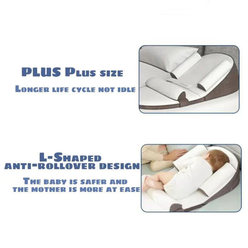 Infant Wedge Pillow Memory Foam Removable Waterproof Cover