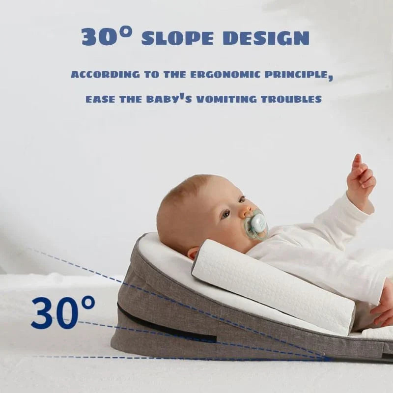 Infant Wedge Pillow Memory Foam Removable Waterproof Cover