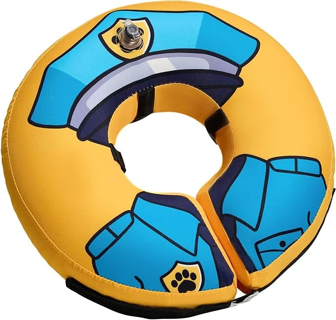Inflatable Pet Recovery Collar Adjustable Air Valve
