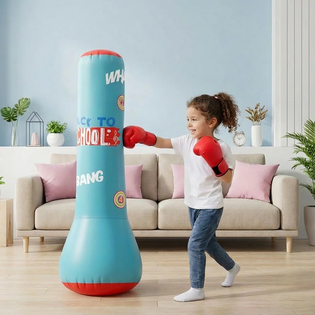 Inflatable Punching Bag Self-Righting Water-Filled Base