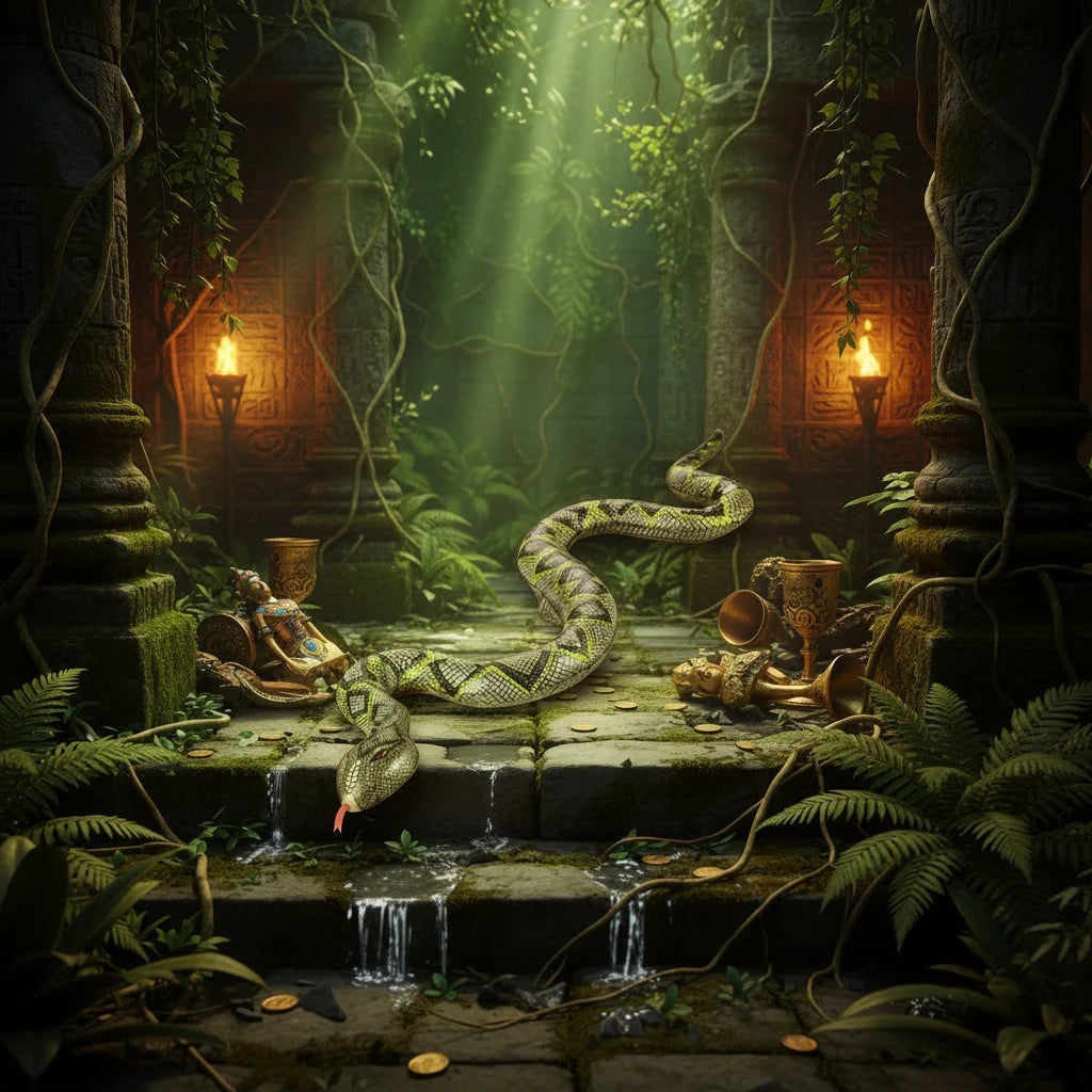 Inflatable Snake Decoration Waterproof PVC Coiled Design