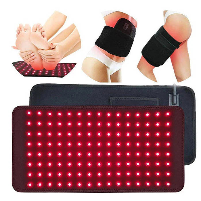 Infrared Therapy Wrap Dual Red & Near-IR Adjustable Cotton Strap