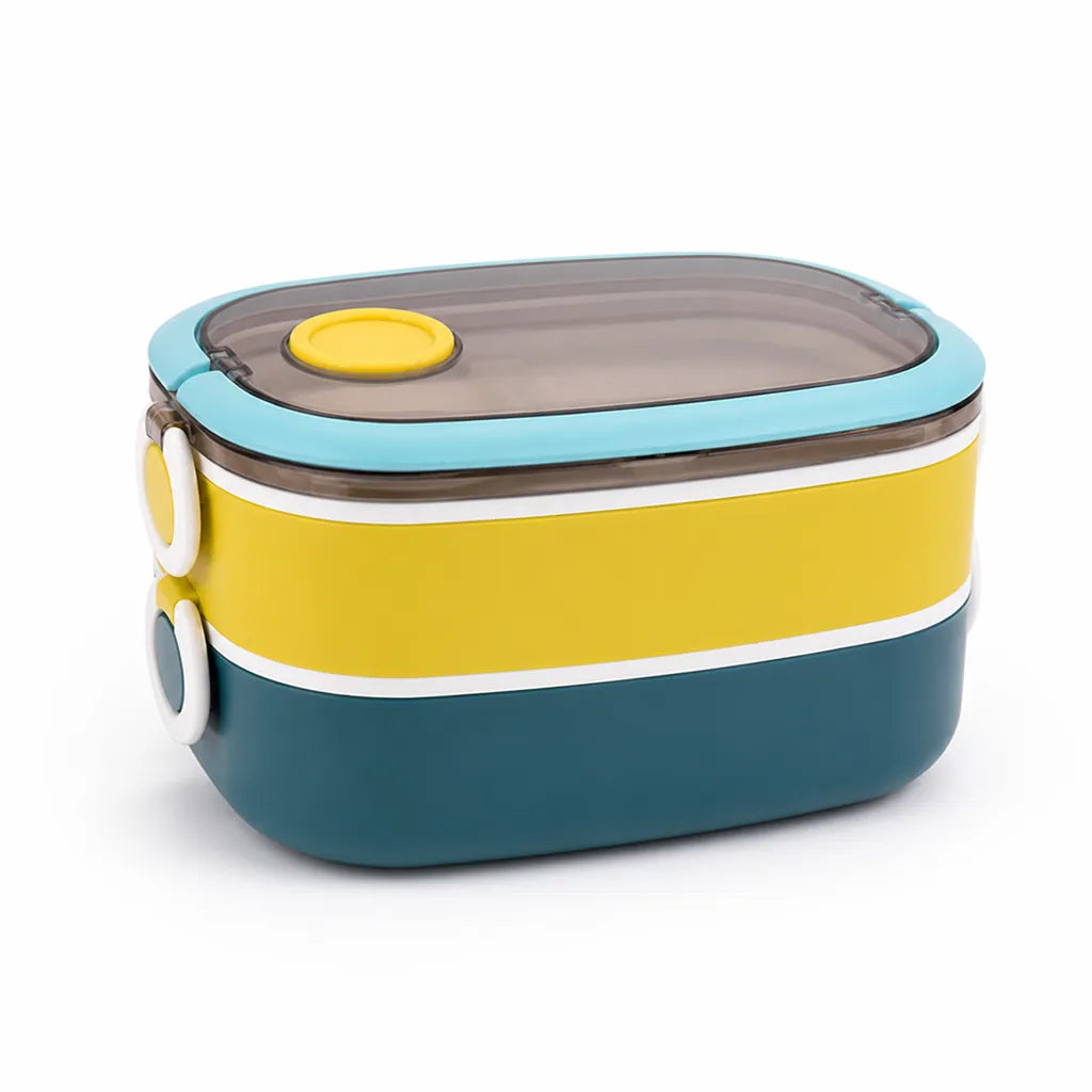 Insulated Food Container Double-Walled Divided Leak-Proof