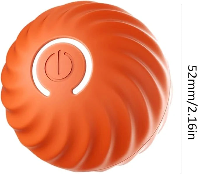 Interactive Dog Toy Obstacle Sensing Rechargeable Chew Resistant
