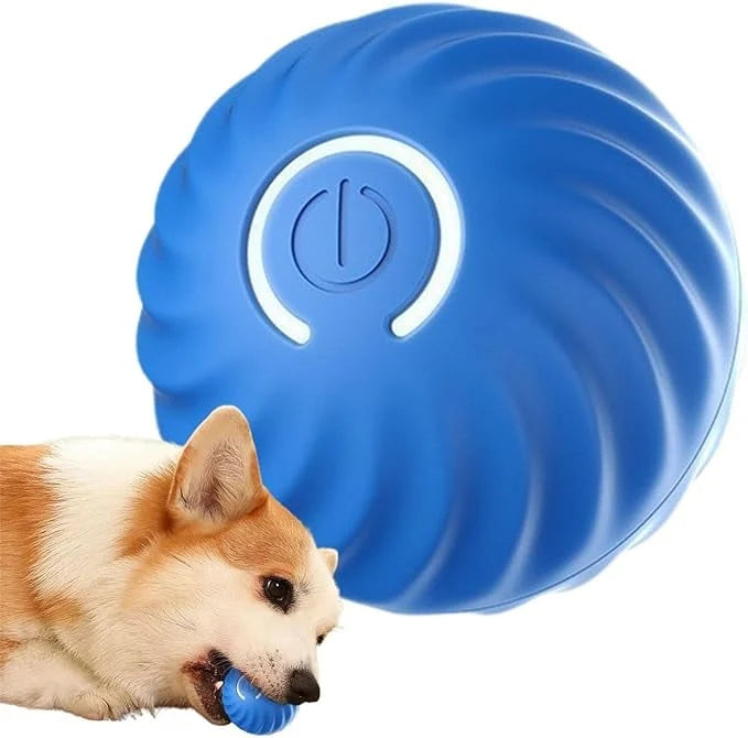 Interactive Dog Toy Obstacle Sensing Rechargeable Chew Resistant