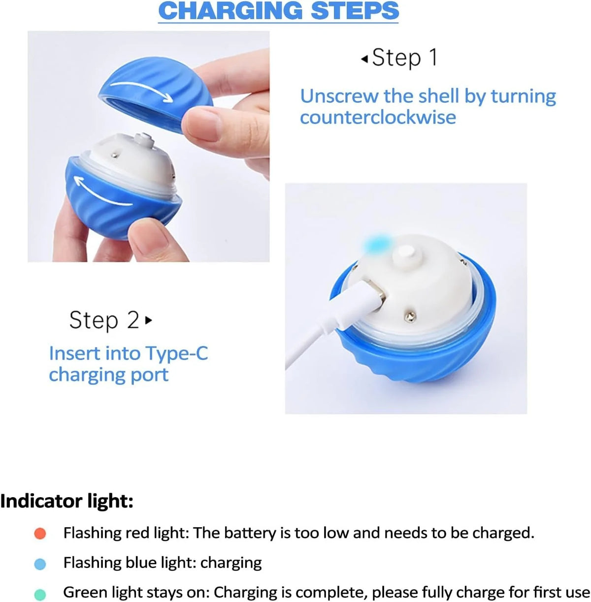 Interactive Dog Toy Obstacle Sensing Rechargeable Chew Resistant