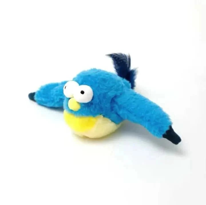 Interactive Plush Cat Toy Touch-Activated USB Rechargeable