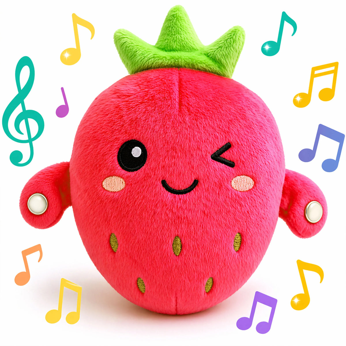 Interactive Plush Toy Two-Player Cooperative Sound & Light