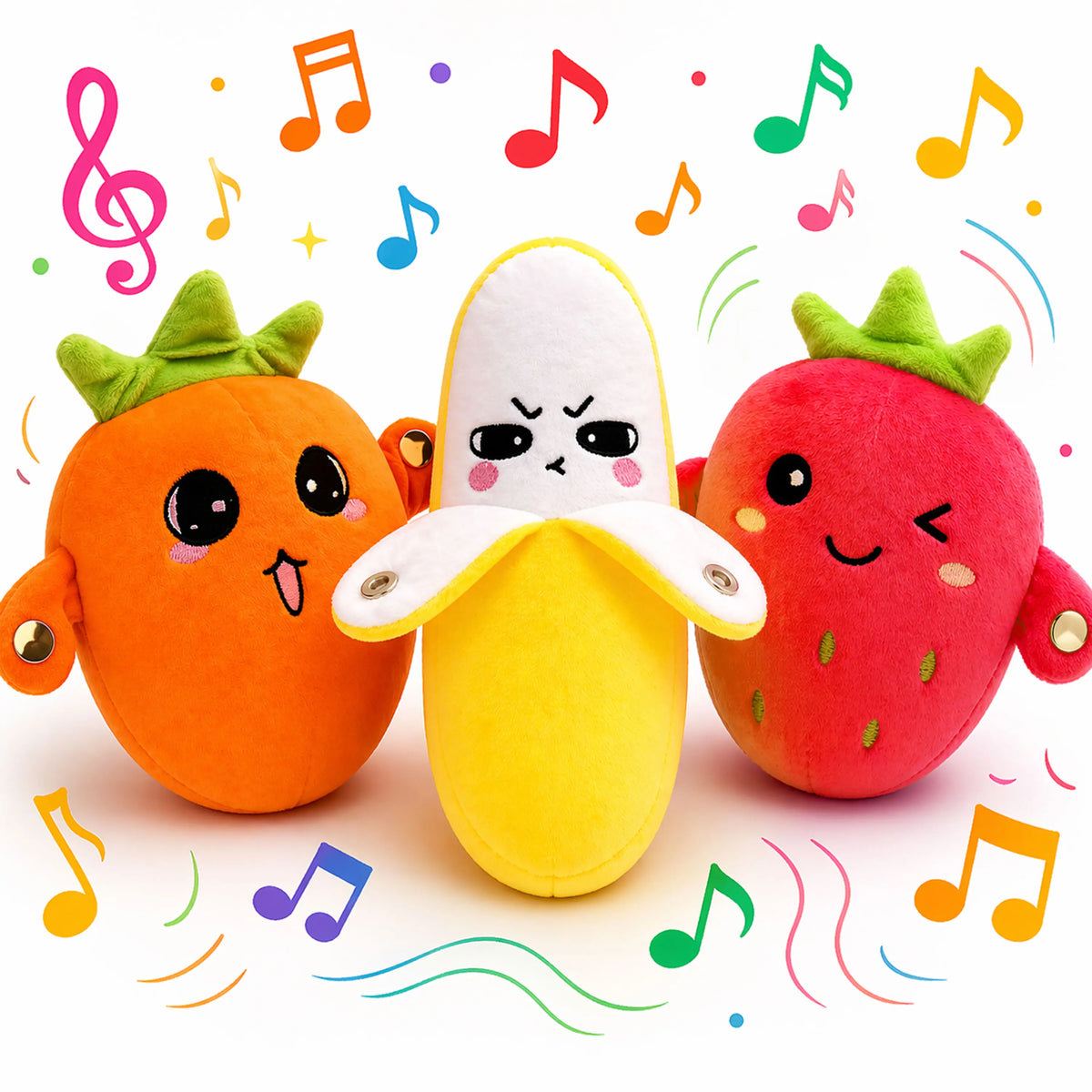 Interactive Plush Toy Two-Player Cooperative Sound & Light