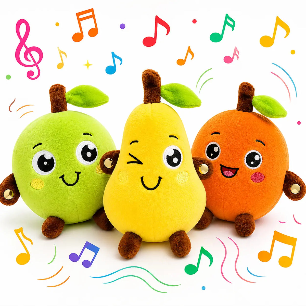 Interactive Plush Toy Two-Player Cooperative Sound & Light