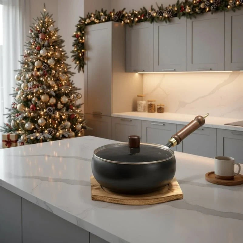 Iron Pan Hand-Forged Deep Uncoated Surface