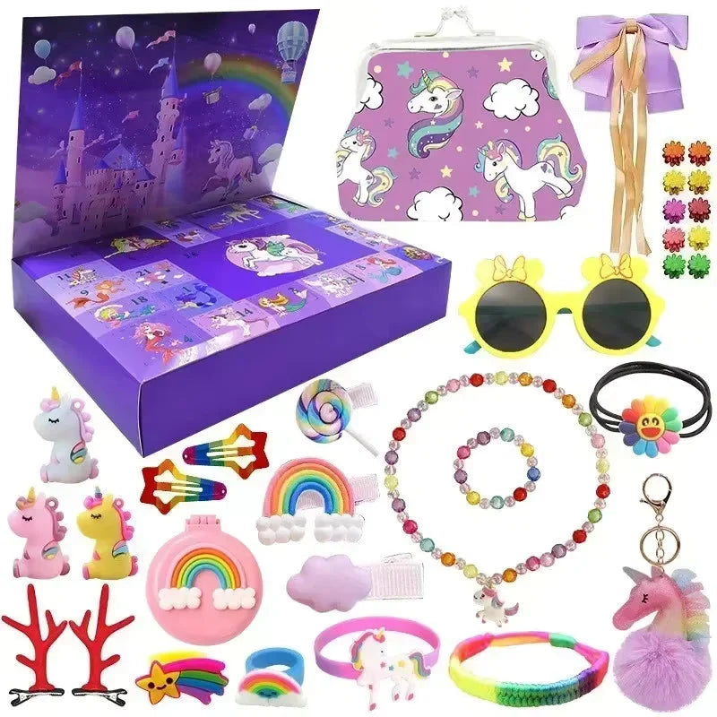 Jewelry Advent Calendar Ocean-Themed 24-Piece Accessory Set