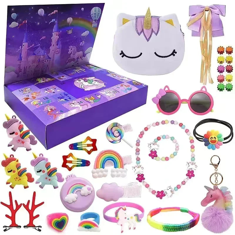 Jewelry Advent Calendar Ocean-Themed 24-Piece Accessory Set