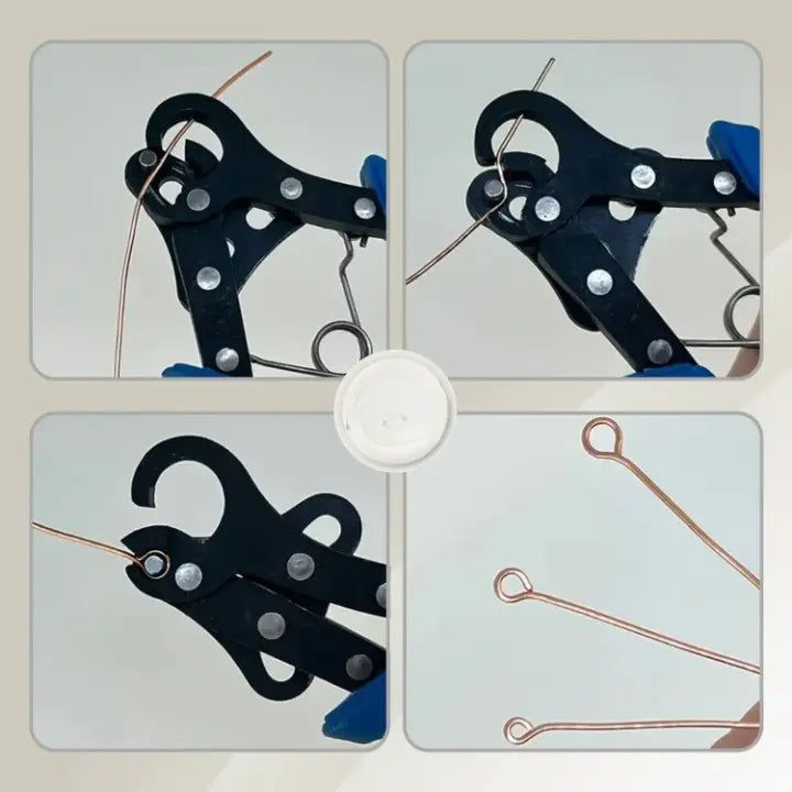 Jewelry Pliers Loop Former & Cutter Non-Slip Handle