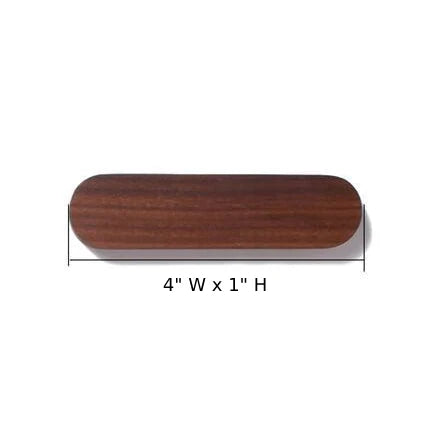 Key Holder Magnetic Adhesive Wall Mount Natural Wood