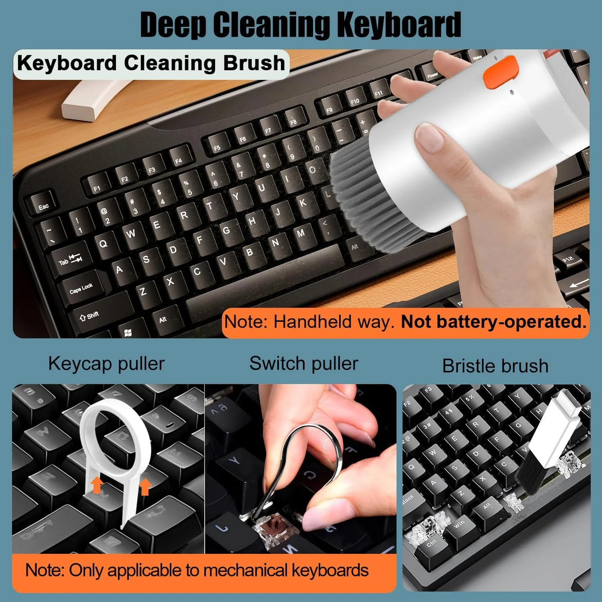 Keyboard & Earbud Cleaning Kit Air Blower 20-Piece