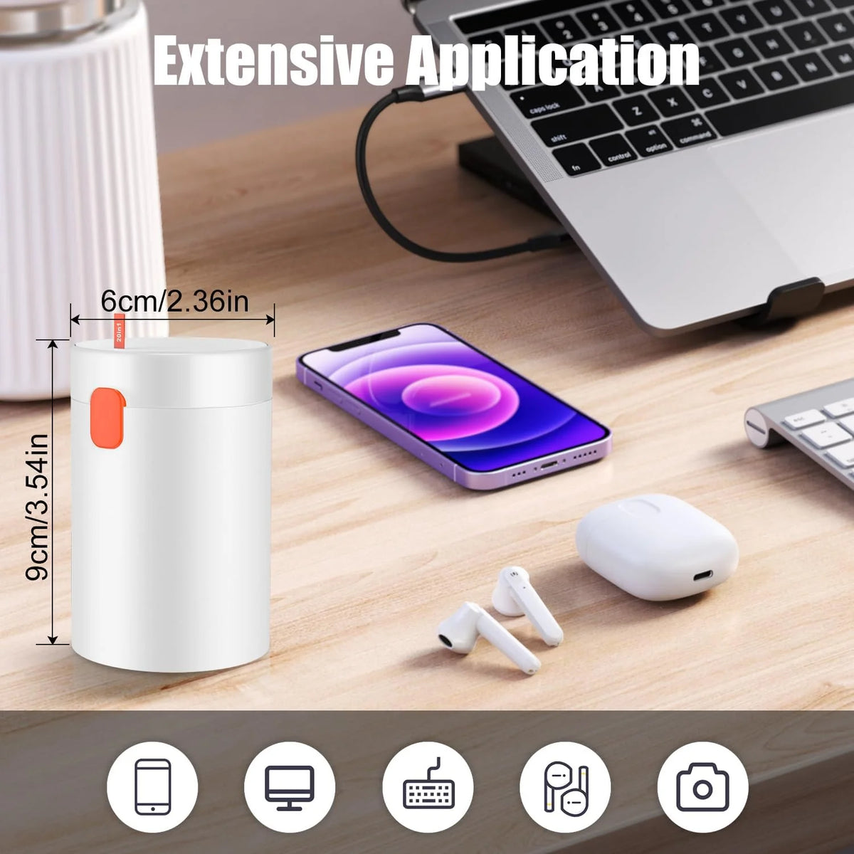 Keyboard & Earbud Cleaning Kit Air Blower 20-Piece
