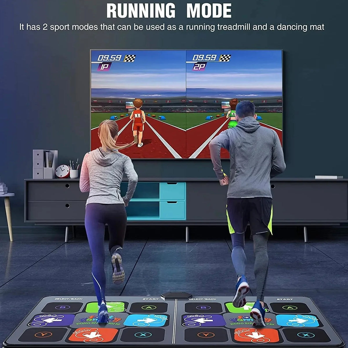 Kids Dance Mat HDMI Interactive Music Game Solo & Dual-Player Modes