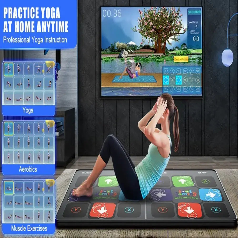 Kids Dance Mat HDMI Interactive Music Game Solo & Dual-Player Modes