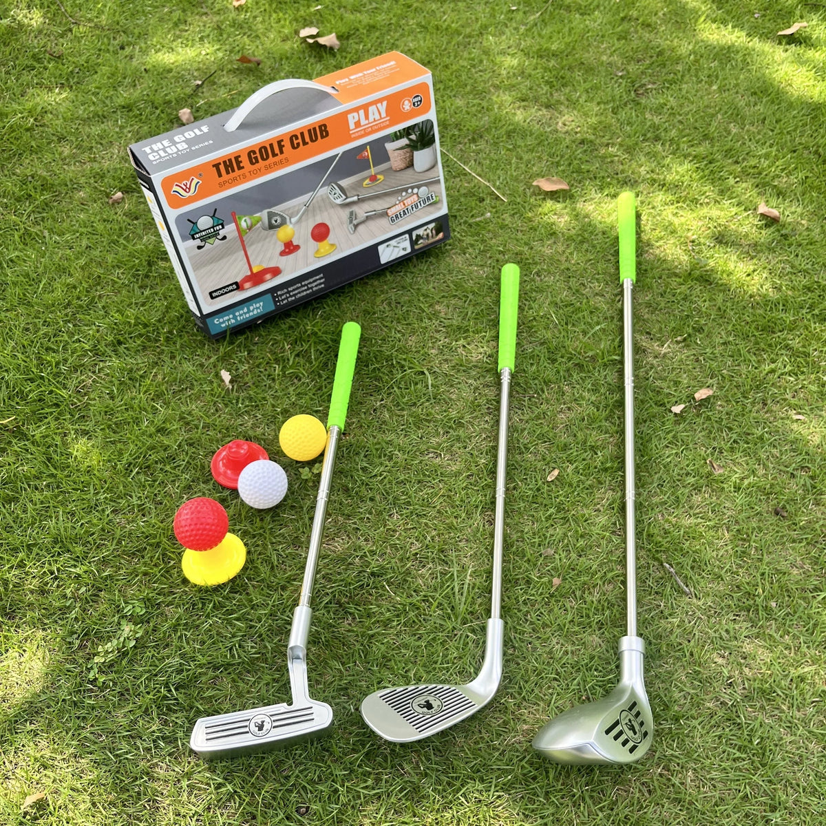 Kids Golf Set Adjustable Clubs Indoor & Outdoor
