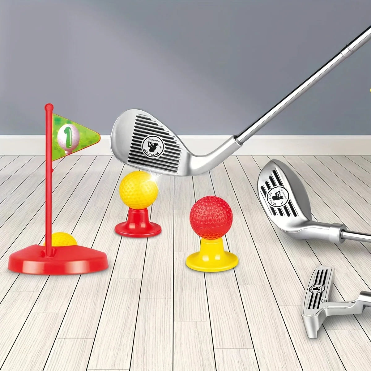 Kids Golf Set Adjustable Clubs Indoor & Outdoor