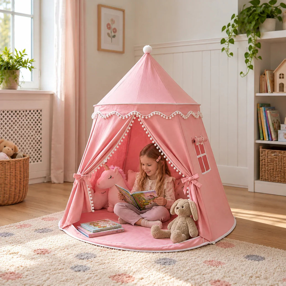 Kids Play Tent Cozy Reading & Play Hideaway