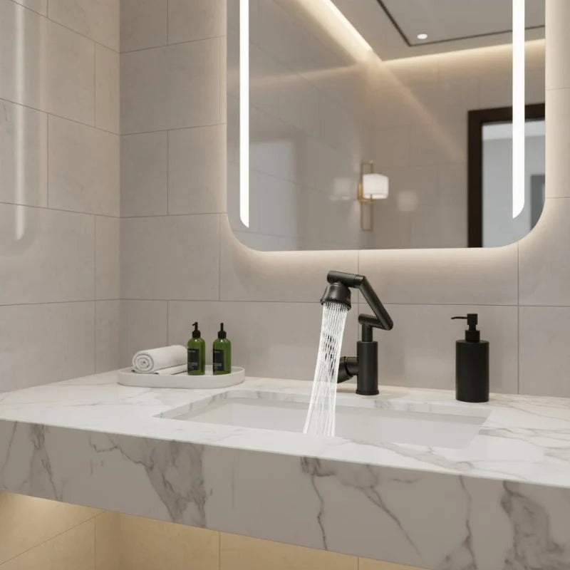 Kitchen Faucet 360° Adjustable Arm Dual Spray Modes