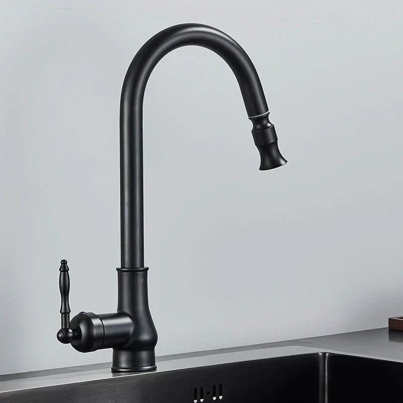 Kitchen Faucet Brass High-Arc Pull-Out Spray Head