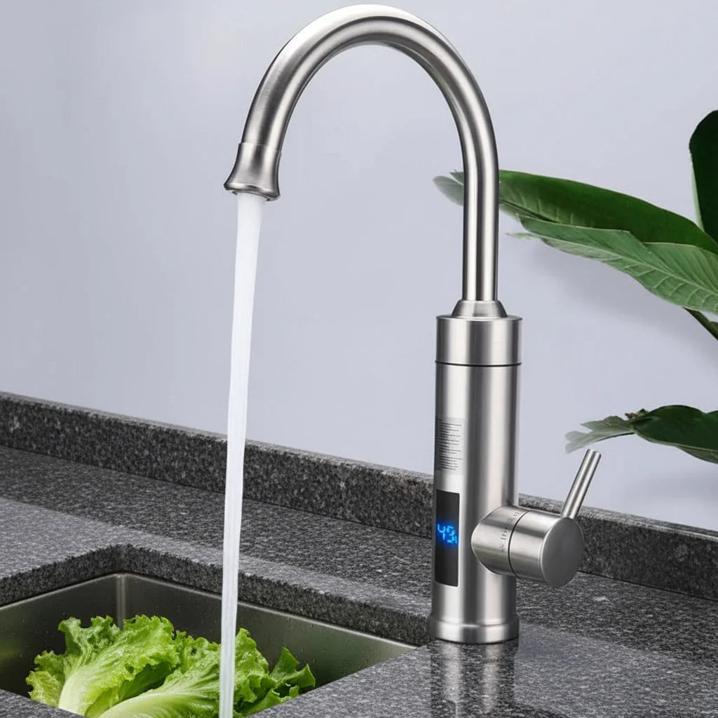 Kitchen Faucet Instant Hot & Cold Water Stainless Steel