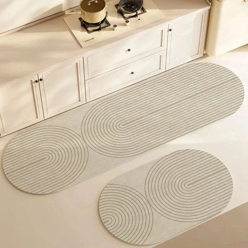 Kitchen Mat Cushioned Anti-Fatigue Non-Slip Water-Repellent Surface