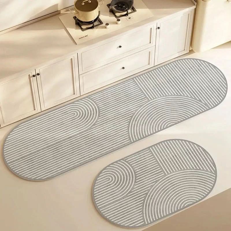 Kitchen Mat Cushioned Anti-Fatigue Non-Slip Water-Repellent Surface