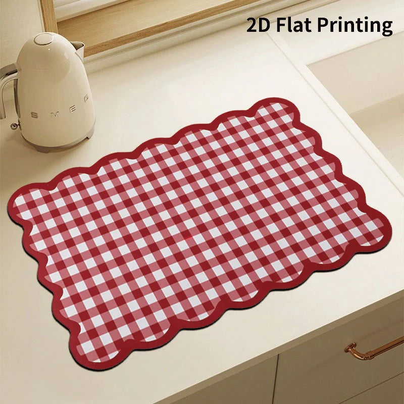 Kitchen Mat Cushioned Anti-Fatigue Wipe-Clean Surface