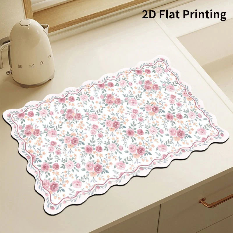 Kitchen Mat Cushioned Anti-Fatigue Wipe-Clean Surface