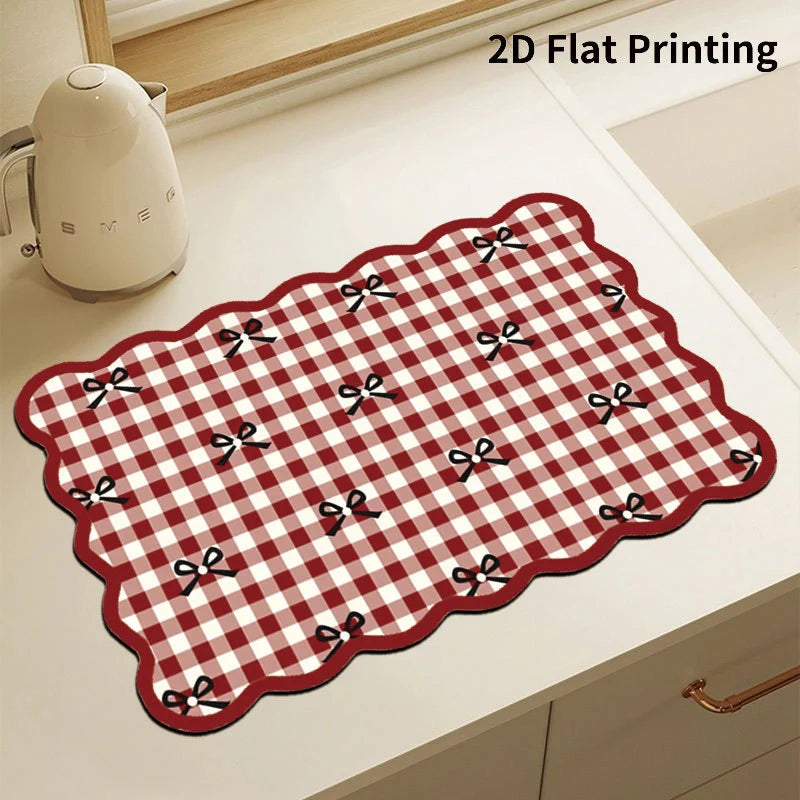 Kitchen Mat Cushioned Anti-Fatigue Wipe-Clean Surface