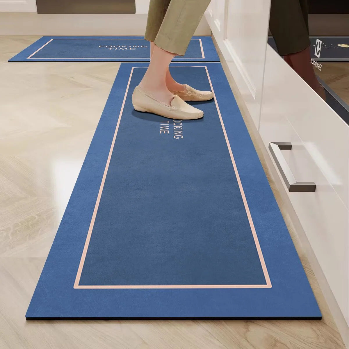 Kitchen Mat Ergonomic Support Non-Slip Wipe-Clean Surface