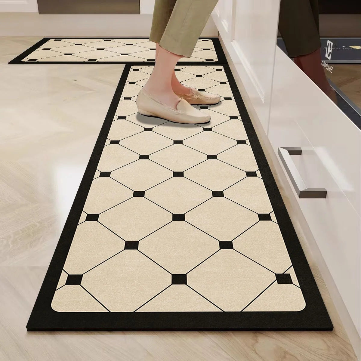 Kitchen Mat Ergonomic Support Non-Slip Wipe-Clean Surface