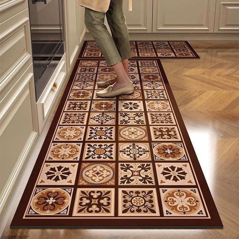 Kitchen Mat High-Density Foam Cushioned Non-Slip Wipe-Clean Surface