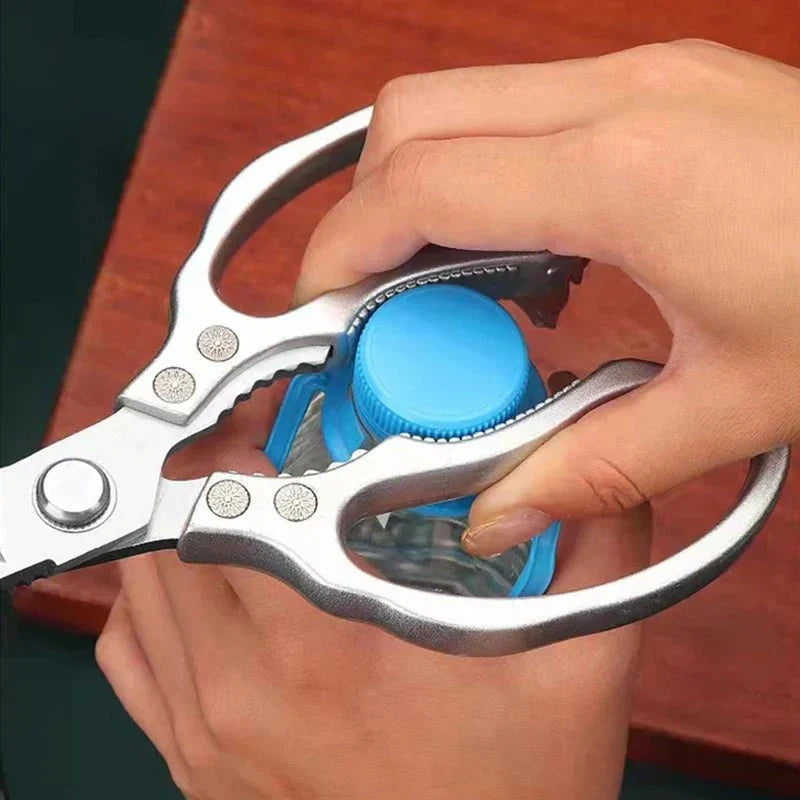 Kitchen Scissors Stainless Steel Ergonomic Handle, Multi-Purpose Cutting
