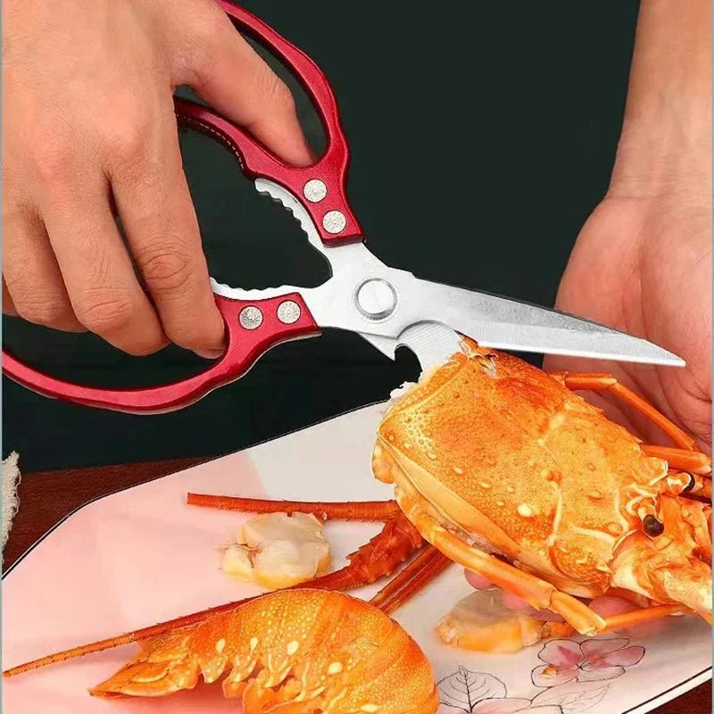 Kitchen Scissors Stainless Steel Ergonomic Handle, Multi-Purpose Cutting